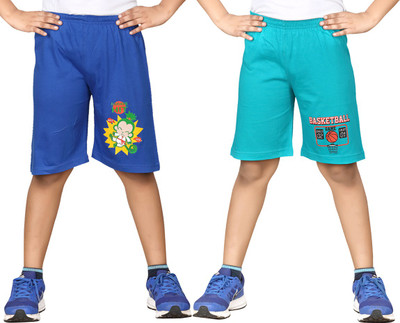 

Dongli Short For Boys Printed Cotton Linen Blend, Cotton Nylon Blend, Cotton Linen Blend(Multicolor, Combo color
