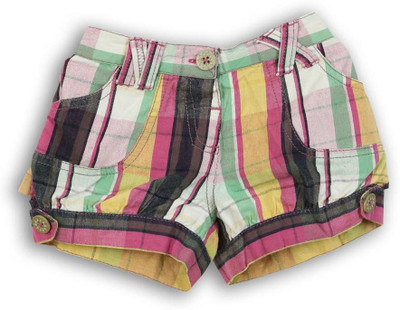 

Lilliput Short For Girls Checkered Cotton Linen Blend, Cotton Nylon Blend, Cotton Linen Blend(Multicolor, Multi