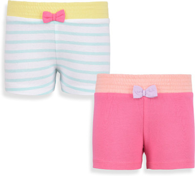 

Mothercare Short For Girls Solid Cotton Linen Blend, Cotton Nylon Blend, Cotton Linen Blend(White, Pack of 2, Multi