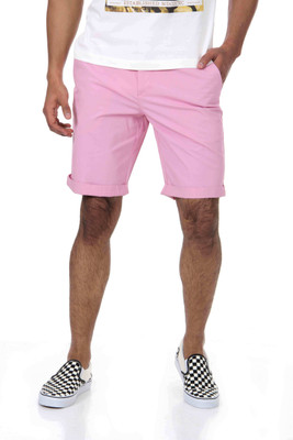 

Shapes Solid Men's Pink Chino Shorts