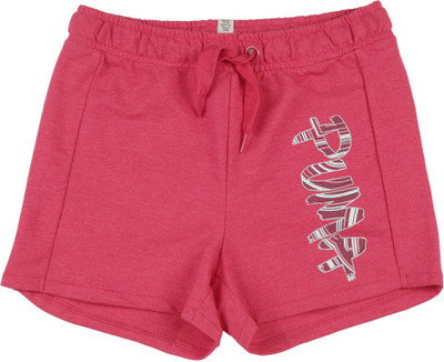 

Puma Short For Printed Cotton Polyester Blend(Pink