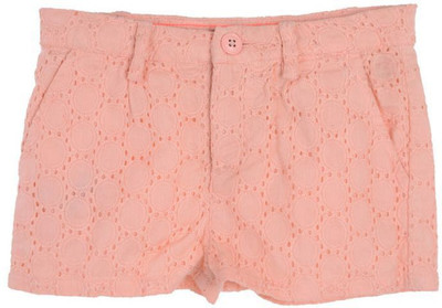 

Joy N Fun Short For Girls Embriodered Cotton Linen Blend, Cotton Nylon Blend, Cotton Linen Blend(Orange, Peach