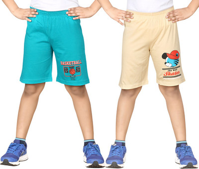 

Dongli Short For Boys Cotton Linen Blend, Cotton Nylon Blend, Cotton Linen Blend(Light Blue, Pack of 2, Combo color