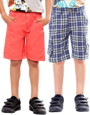 

Uber Urban Short For Boys Cotton Linen Blend, Cotton Nylon Blend, Cotton Linen Blend(Orange, Pack of 1, Orange & blue