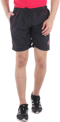 

Sports 52 Wear Solid Men's Black, Red Sports Shorts