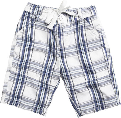 

Wow Mom Short For Boys Cotton Linen Blend, Cotton Nylon Blend, Cotton Linen Blend(White, Pack of 1