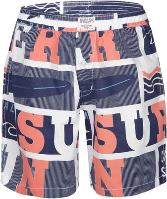 

Gini & Jony Short For Boys Printed Cotton Linen Blend, Cotton Nylon Blend, Cotton Linen Blend(White, Pack of 1