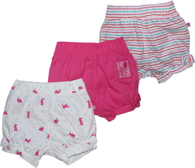 

FS Mini Klub Short For Girls Cotton(Multicolor, Pack of 3, Pinkcombo
