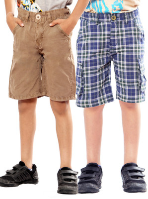 

Uber Urban Short For Boys Cotton Linen Blend, Cotton Nylon Blend, Cotton Linen Blend(Beige, Pack of 1, Beige & blue