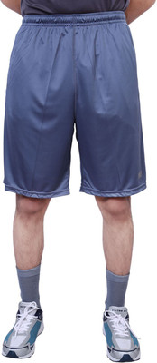 

Vector X Solid Men's Grey Sports Shorts