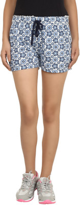 

Kotty Floral Print Women's Blue, White Night Shorts, Multicolor