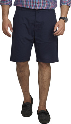 

Inspired By Boardriding Solid Men's Dark Blue Basic Shorts, Navy