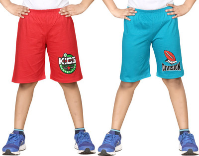 

Dongli Short For Boys Cotton Linen Blend, Cotton Nylon Blend, Cotton Linen Blend(Red, Pack of 2, Combo color