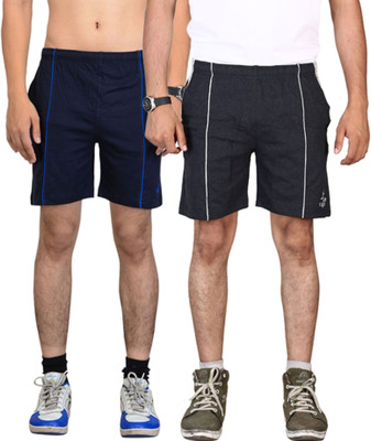 Vego Self Design Men Multicolor Sports Shorts