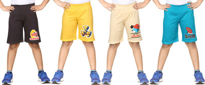 

Dongli Short For Boys Cotton Linen Blend, Cotton Nylon Blend, Cotton Linen Blend(Grey, Pack of 4, Combo color