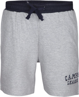 

Gini & Jony Short For Boys Solid Cotton Linen Blend, Cotton Nylon Blend, Cotton Linen Blend(Grey, Pack of 1, Grey melange(c205)