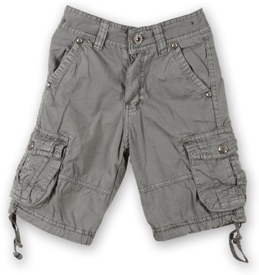 

Lilliput Short For Boys Cotton Linen Blend, Cotton Nylon Blend, Cotton Linen Blend(Grey, Pack of 1, Brown choc