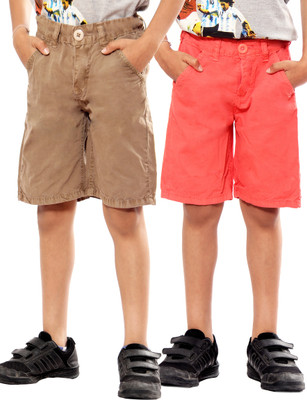 

Uber Urban Short For Boys Cotton Linen Blend, Cotton Nylon Blend, Cotton Linen Blend(Beige, Pack of 1, Beige & orange