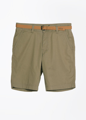 65% OFF on Global Nomad Solid Men's Brown Shorts