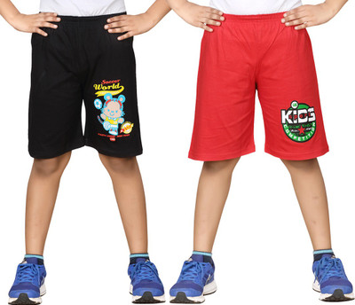 

Dongli Short For Boys Cotton Linen Blend, Cotton Nylon Blend, Cotton Linen Blend(Black, Pack of 2, Combo color