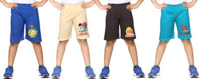 

Dongli Short For Boys Cotton Linen Blend, Cotton Nylon Blend, Cotton Linen Blend(Multicolor, Pack of 4, Combo color
