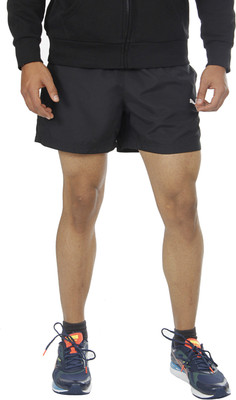

Puma Solid Men's Black Basic Shorts