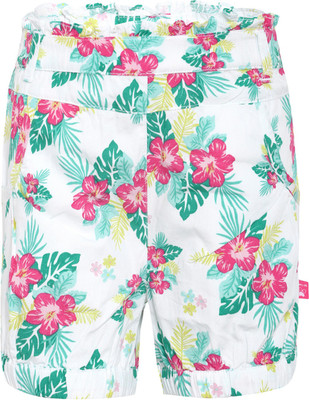 

FS Mini Klub Short For Girls Printed Cotton Linen Blend, Cotton Nylon Blend, Cotton Linen Blend(Multicolor, Multi