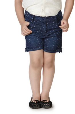 

Beebay Short For Girls Cotton(Blue, Pack of 1