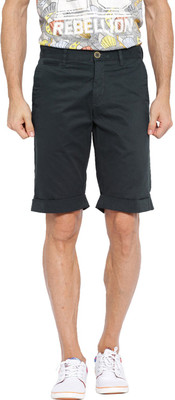 Showoff Printed Men Dark Blue Chino Shorts Showoff Printed Men Dark Blue Chino Shorts