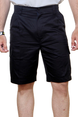 Ashdan Solid Men Brown Cargo Shorts