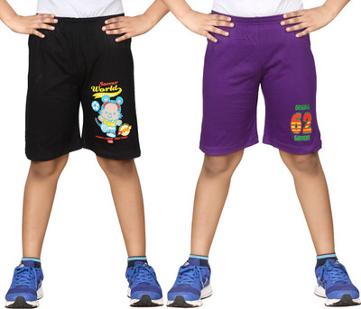 

Dongli Short For Boys Cotton Linen Blend, Cotton Nylon Blend, Cotton Linen Blend(Black, Pack of 2, Combo color