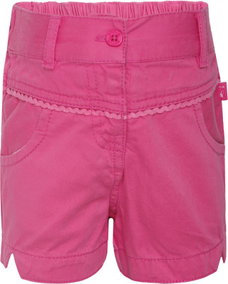 

FS Mini Klub Short For Girls Printed Cotton Linen Blend, Cotton Nylon Blend, Cotton Linen Blend(Red