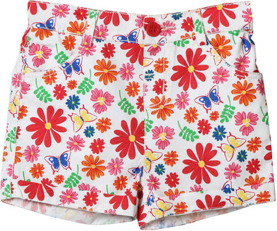 Beebay Short For Girls Floral Print Cotton(Multicolor) Flipkart