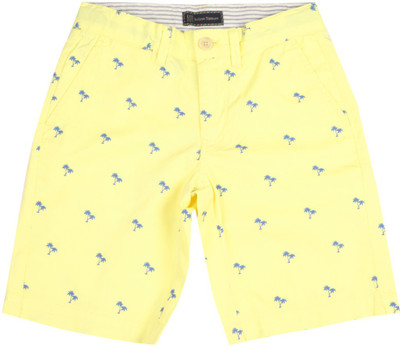 

Indian Terrain Short For Printed Cotton Modal Blend(Yellow