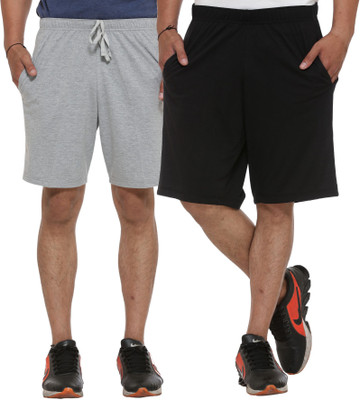 VIMAL JONNEY Solid Men Multicolor Bermuda Shorts VIMAL JONNEY Solid Men Multicolor Bermuda Shorts