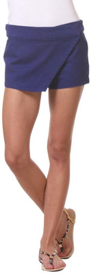 

Kotty Solid Women's Blue Basic Shorts