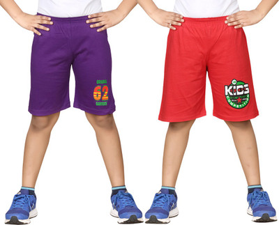 

Dongli Short For Boys Cotton Linen Blend, Cotton Nylon Blend, Cotton Linen Blend(Purple, Pack of 2, Combo color