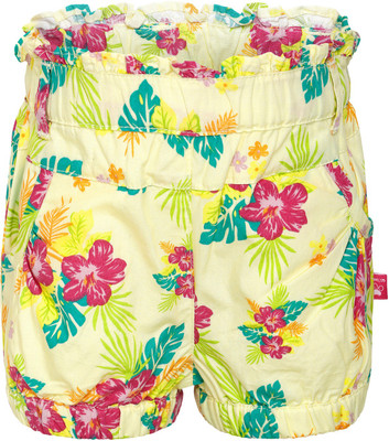 

FS Mini Klub Short For Girls Printed Cotton Linen Blend, Cotton Nylon Blend, Cotton Linen Blend(Multicolor, Pack of 1, Multi