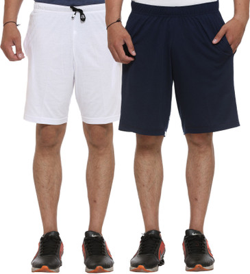 VIMAL JONNEY Solid Men Multicolor Bermuda Shorts VIMAL JONNEY Solid Men Multicolor Bermuda Shorts