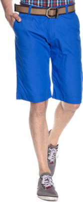 39% OFF on Silver Streak Solid Men's Blue Basic Shorts 39% OFF on Silver Streak Solid Men's Blue Basic Shorts