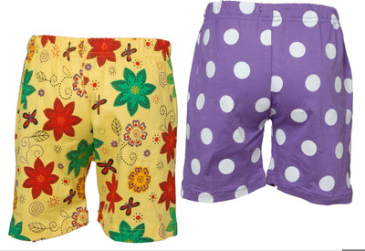 

Little Stars Short For Girls Cotton Linen Blend, Cotton Nylon Blend, Cotton Linen Blend(Multicolor, Pack of 2