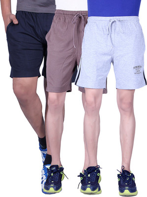 Humbert Solid Men Multicolor Basic Shorts