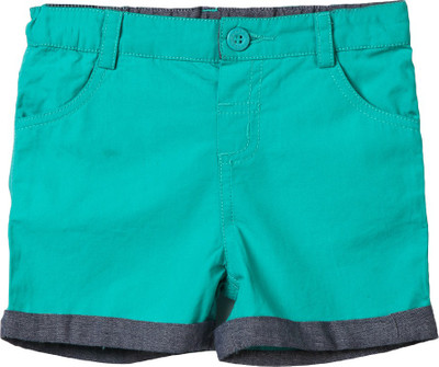 

Beebay Short For Girls Solid Cotton Linen Blend, Cotton Nylon Blend, Cotton Linen Blend(Green