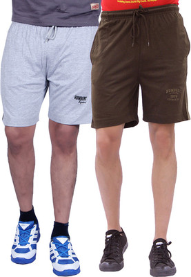 Humbert Solid Men Multicolor Basic Shorts