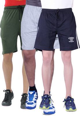 Humbert Solid Men Multicolor Basic Shorts