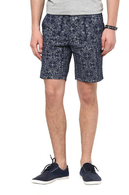 

Jack & Jones Printed Men's Blue Basic Shorts, Dress blues