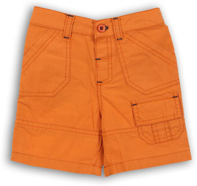 

Lilliput Short For Boys Cotton Linen Blend, Cotton Nylon Blend, Cotton Linen Blend(Orange, Orange light