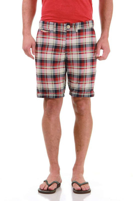 

Jack & Jones Checkered Men's Red Basic Shorts, Burgundy