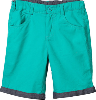 

Beebay Short For Boys Cotton Linen Blend, Cotton Nylon Blend, Cotton Linen Blend(Green)