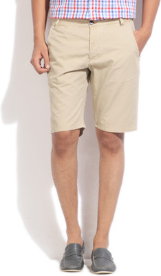 15% OFF on Jack & Jones Solid Men's Beige Shorts 15% OFF on Jack & Jones Solid Men's Beige Shorts